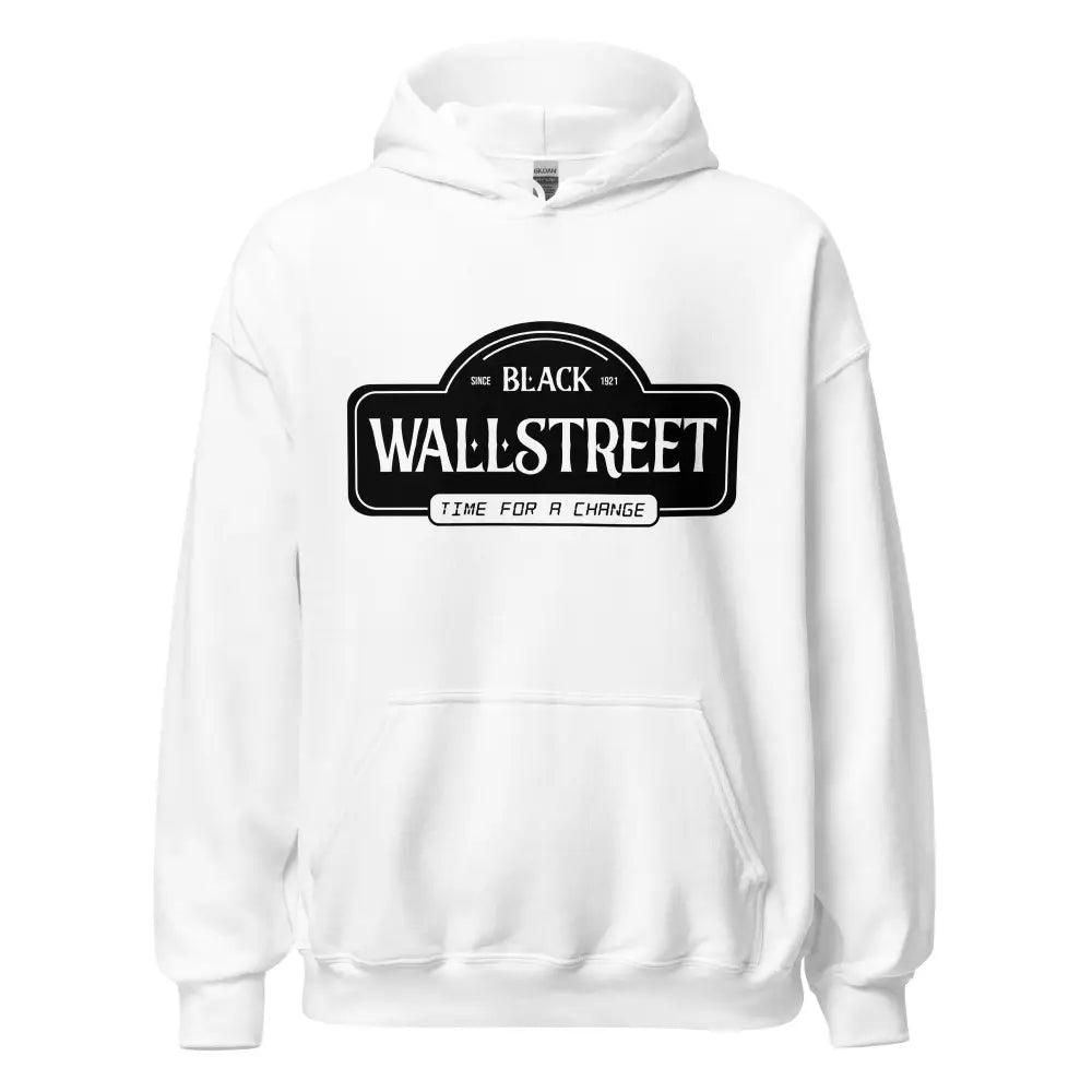 BlackWall Street Hoodie - White / S